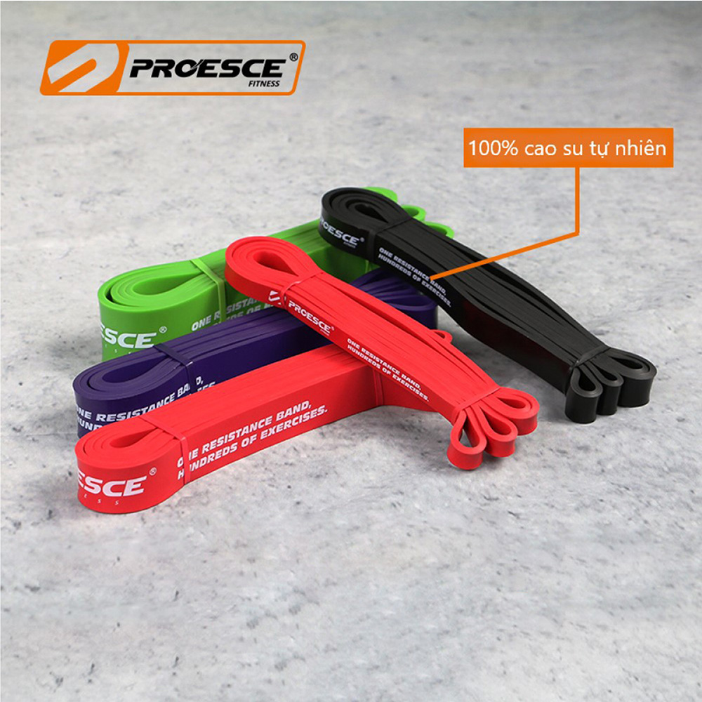 DÂY KHÁNG LỰC TẬP GYM POWERBAND CHÍNH HÃNG PROESCE - HỖ TRỢ TẬP GYM TOÀN THÂN