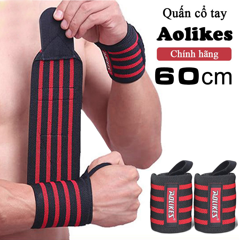 Đai Quấn Cổ Tay Tập Gym Aolikes - Hỗ trợ bảo Vệ Khớp Cổ Tay