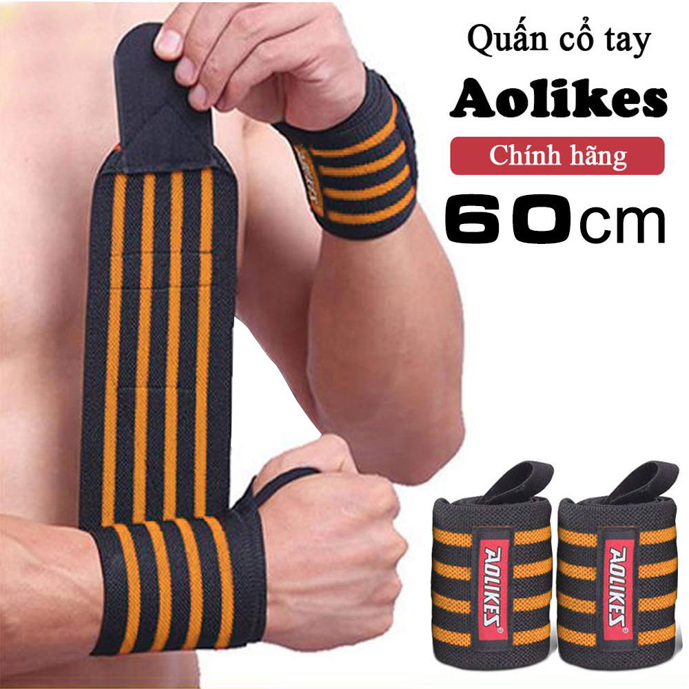 Đai Quấn Cổ Tay Tập Gym Aolikes - Hỗ trợ bảo Vệ Khớp Cổ Tay