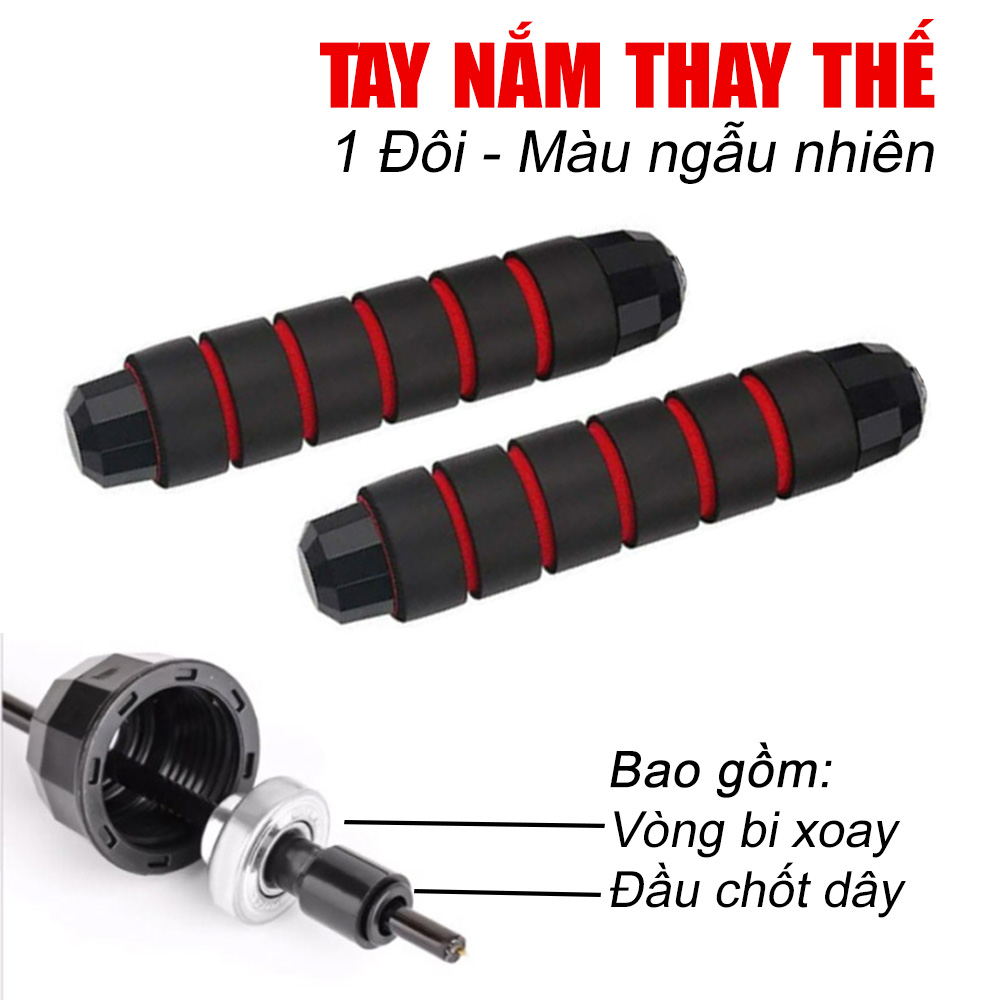 Dây Nhảy Tập Thể Dục Lõi Thép Có thể điều chỉnh độ dài, tối đa 2.8m