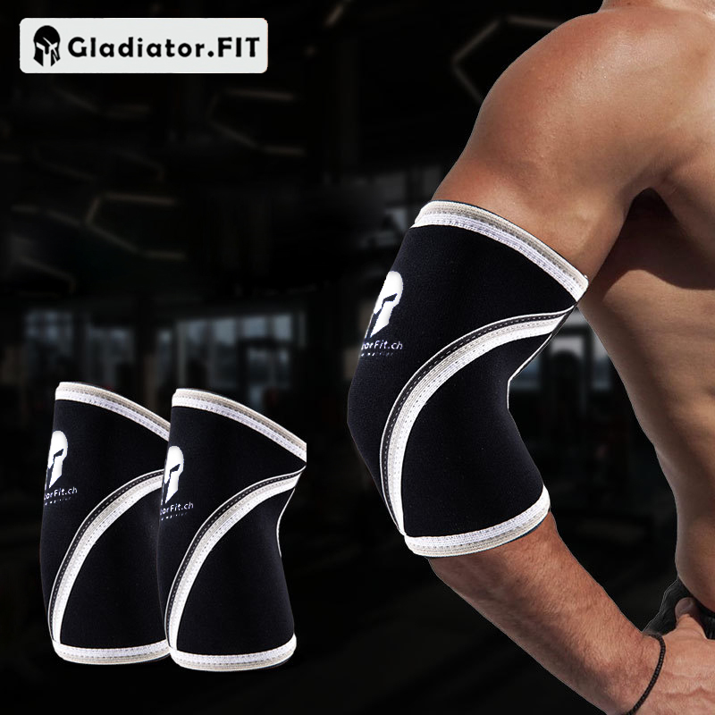 Xỏ bảo vệ khuỷu tay tập Gym GLADIATOR co giãn 4 chiều