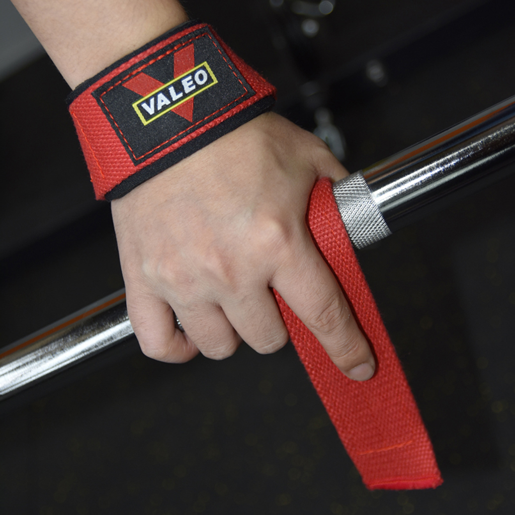 Dây kéo lưng tập GYM VALEO Lifting Straps -Hỗ trợ Deadlift, kéo tạ, lên xà (1 Đôi)