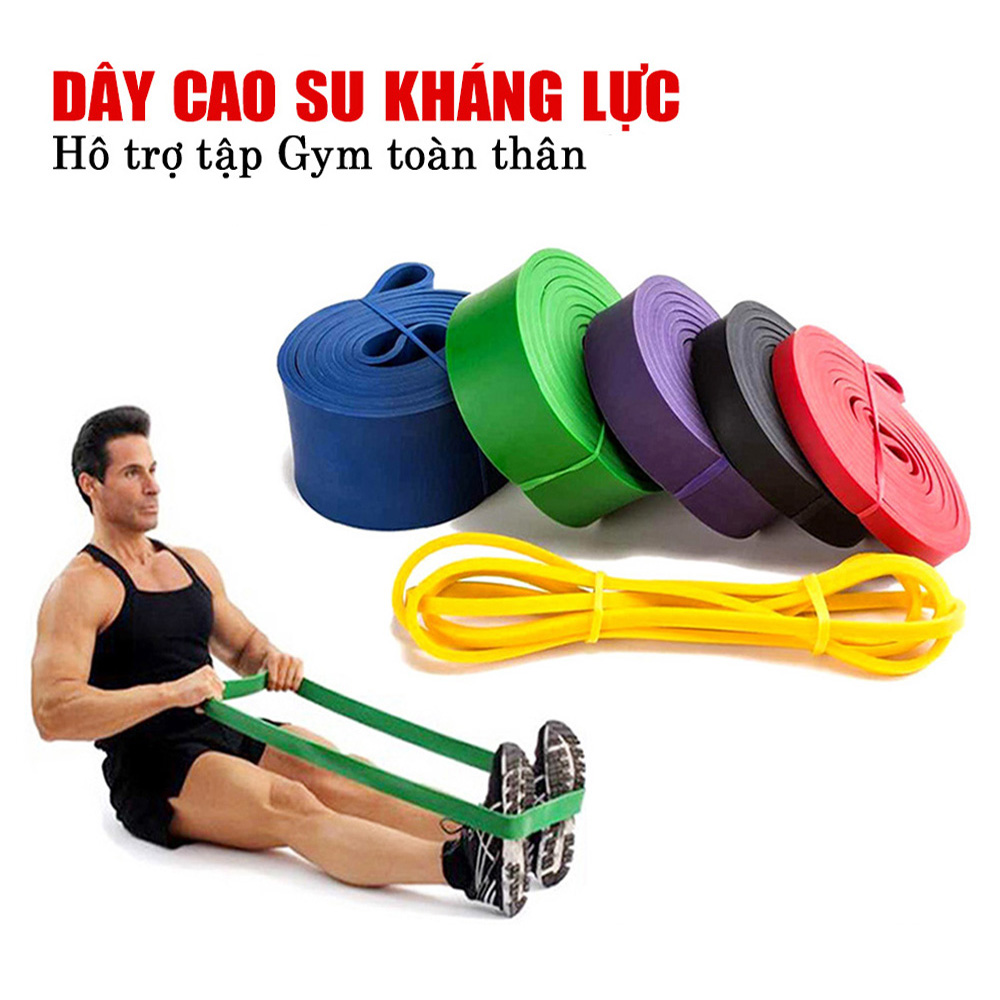 Dây kháng lực Resistance Loop Bands - PowerBand Đa Năng hỗ trợ tập Gym, lên xà